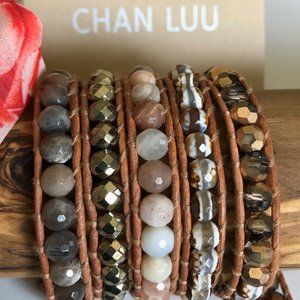 NWT Chan Luu Signature 5 Wrap Bracelet